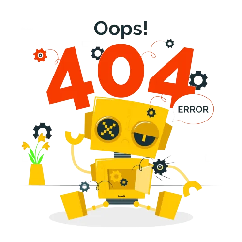 Page 404 avec robots
